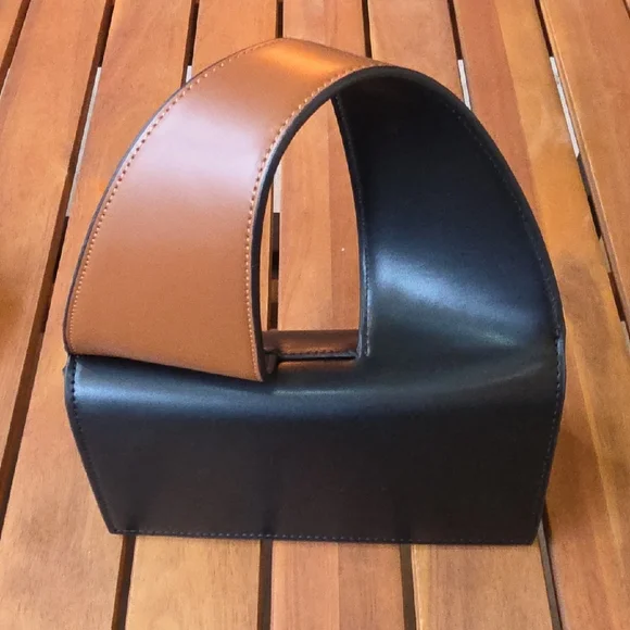 Unique Black and Brown Bag - Picture 6 of 7